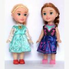 2pcs/lot Boneca 16 cm Elsa Doll Girls Toys Fever 2 Princess Anna And Elsa Dolls