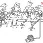 Funny Chickens Teamwork Metal Cutting Dies DIY Clear Rubber Stamp Scrapbooking