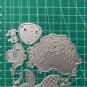 Cute Mermaid Metal Cutting Dies Stencil Cartoon Dies For Scrapbooking Album Card