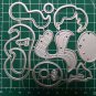 Cute Mermaid Metal Cutting Dies Stencil Cartoon Dies For Scrapbooking Album Card
