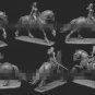 1/32 Resin Figure Model Kit Sexy Girl Warrior on a Horse Unpainted Unassambled