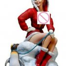 1/22 80mm Resin Figure Model Kit Sexy Girl Santa Pin Up with base Unpainted