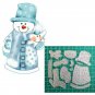 Snowman Facial Emotions Metal Cutting Dies For DIY Scrapbooking Embossing 2019