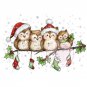 Christmas Cute Birds Clear Transparent Rubber Stamp Scrapbooking Card Making New