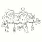 Christmas Cute Birds Clear Transparent Rubber Stamp Scrapbooking Card Making New