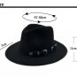 Fedora Hat Classical Wide Brim Gangster Cap Men Women Vintage Trilby Panama Hats