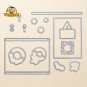 Barn Door Metal DIY Clear Silicone Rubber Stamp Scrapbooking Cards
