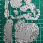 Cute Dancing Ballet Girl Metal Cutting Dies Stencil DIY Scrapbooking Album Make