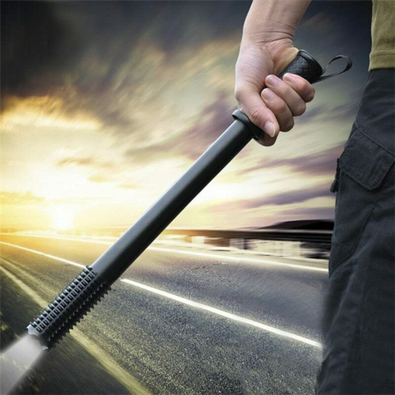 Baseball Bat LED Flashlight Super Bright Baton Torch Emergency Security Tactical