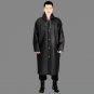 Women Men Waterproof Jacket Thick PVC Raincoat Rain Coat Hooded Poncho Rainwear