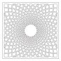 Sunburst Background Plastic Cutting Dies Stencil For DIY Scrapbooking Embossing