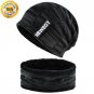 Hat Scarf Set Knitted Wool Winter Beanies Hip-Hop Rock Cap Turban Unisex Gorrass