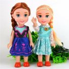 2pcs/lot 16 cm Elsa Doll Girls Toys Princess Anna And Elsa Dolls Cute Girl Gift