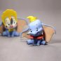 Disney Elephant Dumbo Model Toy Cartoon Dumbo 10cm PVC Action Figure 2pcs/set