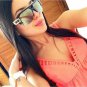 Designer Oversized Square Aviator Sunglasses Metal Bar Retro Frame Men Fashion