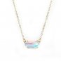 Kendra Scott Inspired Cuff Bracelet Necklace Stud Earrings Dichroic AB Crystal