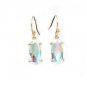 Kendra Scott Inspired Cuff Bracelet Necklace Stud Earrings Dichroic AB Crystal