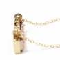 Kendra Scott Inspired Necklace Square Bar Style Resin Druzy Marble Stone Pendant