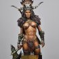 1/10 BUST Resin Figure Model Kit Female Barbarian Warrior Unpainted Unassambled
