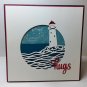 Circle Lighthouse Metal Cutting Dies Background DIY Paper Embossing Card Stencil