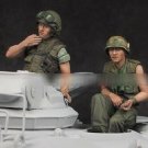 1/35 Resin Figure Model Kit Vietnam War US Tankers 2 Figures Unpainted (No Tank)