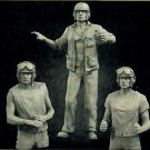 1/35 Resin Figure Model Kit US Soldiers Sherman WWII WW2 Unpainted Unassambled