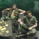 1:35 Resin Figure Model Kit Vietnam War US Soldiers Take A Short Rest Unpainted