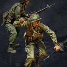 1/35 Resin Figure Model Kit Vietnam War US Soldiers Fire In The Hole Unpainted
