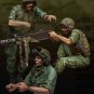 1/35 Resin Figure Model Kit Vietnam War US Tankers With Machine Gun Unpained
