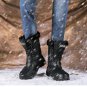 Camuflaje Botas De Nieve Para Hombre Zapatos De Trabajo Impermeables Men's Boots