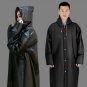 Waterproof Jacket Thick PVC Raincoat Women Men Rain Coat Hooded Poncho Rainwear