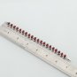 Oval Red Garnet Bracelet Women Vintage 925 Sterling Silver Overlay Bracelet 2019