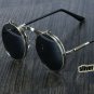 Steampunk Sunglasses Round Metal Retro Flip Up Circular Lens Men Women Glasses