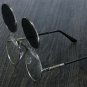 Steampunk Sunglasses Round Metal Retro Flip Up Circular Lens Men Women Glasses