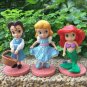 Disney Princess Collection Elsa Doll Toy Figures Merida Mermaid Tiana 11pcs/set