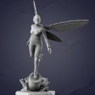 70mm Resin Figure Model Kit Sexy Girl Dragonfly Wasp Unassambled Unpainted