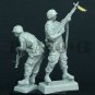 1/35 Resin Figure Model Kit US Machine Gunner 2 Figures In Vietnam War Unpainted