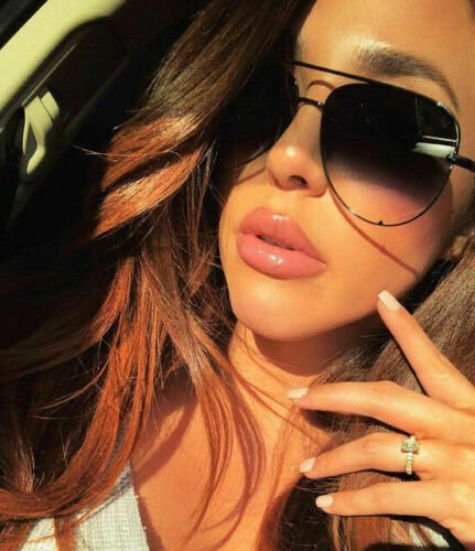 Big Aviator XXL "Talon" OVERSIZED Metal Gradient Women Sunglasses Shadz GAFAS