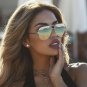 Big Aviator XXL "Talon" OVERSIZED Metal Gradient Women Sunglasses Shadz GAFAS
