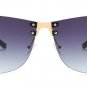 NEW Oversized Rimless Luxury Sunglasses Gradient Lens Vintage Women Fashion 2020
