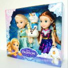 Frozen Anna Doll Frozen Princess Dolls Set For Girls Birthday Gift 16cm 3pcs