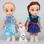 Snow White Princess Frozen Elsa Anna Toddler Dolls 3pcs Original Box Gift for Girls