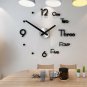 DIY Large Wall Clock Modern Design 3D Wall Sticker Clock Free Shipping New Style