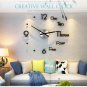 DIY Large Wall Clock Modern Design 3D Wall Sticker Clock Free Shipping New Style