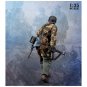 1/35 Resin Figure Model Kit German Soldier Landing WWII WW2 Unpainted Unassamble