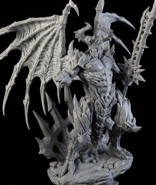 160mm Resin Figure Model Kit Unassambled Unpainted Demon Prince Lord Of Malice