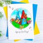 SPRING GNOMES Metal Cutting Dies And Stamps For DIY Scrapbooking Photo Album Embossing