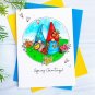 SPRING GNOMES Metal Cutting Dies And Stamps For DIY Scrapbooking Photo Album Embossing