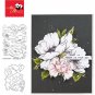 Poppy Garden Metal Cutting Dies And Stamps For DIY Scrapbooking Photo Album Embossing