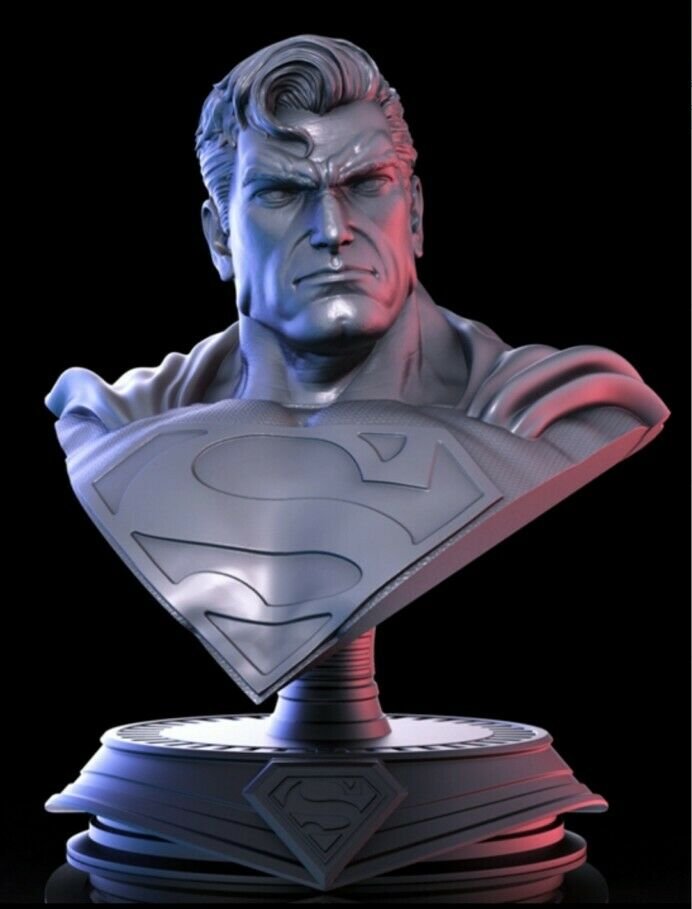 1/10 BUST Resin Figure Model Kit Super Man Super Hero Unassambled Unpainted